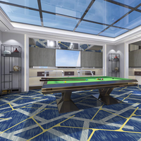 Duvardan Duvara Banket Salonu Halısı 3D Baskılı Tüylü Döngülü Havlı Modern 5 Yıldızlı Otel Lobisi İçin