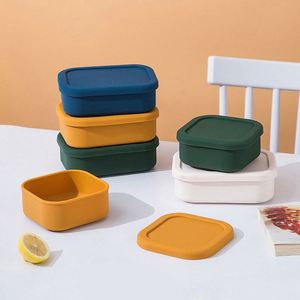 Square Silicone Bento <b>Lunch</b> <b>Box</b> With Lid for Adults - Product Image 5