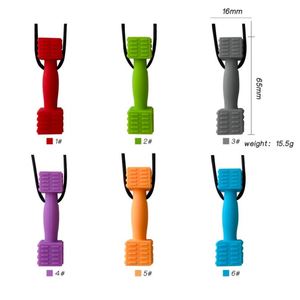 Wholesale Customized Silicone Chew Necklaces for Sensory Kids Adults Soft Toy <b>Dumbbell</b> Shape Autism Support Ages 0-4 Years - Product Image 5
