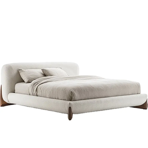Set da Letto King Size Moderno di Lusso Stile Italiano, Showroom Atunus USA, Disponibile in Stock, Stile Nordico in Velluto Teddy, Letto di Design, Mobili per la Camera da Letto - Product Image 6