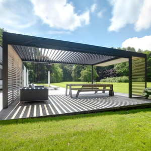 Gazebo de Aluminio para Terraza Exterior TRD-0516-01, Pérgola Exterior con Techo Metálico TRD-0516-01 - Product Image 5
