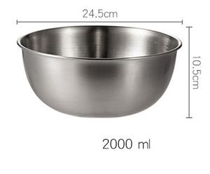 Bol à Salade et Ramen Épais en Acier Inoxydable Style Coréen avec Échelle de Mesure, Vente en Gros - Product Image 6