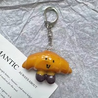 Accessoires de voiture : Porte-clés créatif et fantaisie en silicone, pendentif de sac en forme de poupée, cadeau de festival