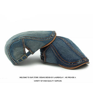 Unisex Denim Newsboy Sombreros Flat Ivy Gatsby Cabbie Conducción Boinas <span class=keywords><strong>Sombrero</strong></span> Algodón Papá Gorra para Hombres Mujeres - Product Image 6