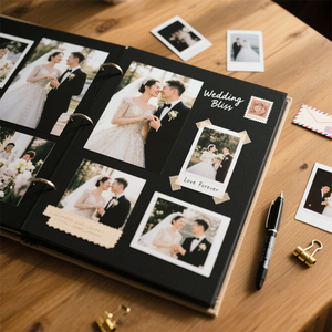 Thiết kế độc đáo Hot Bán Wedding Album ảnh in ấn quảng cáo Tạp Chí tập sách tùy chỉnh in ấn - Product Image 5