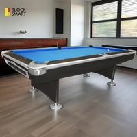 Table de billard professionnelle en bois massif avec retour de balles, personnalisable, style américain, pour bars et clubs – Meilleures ventes