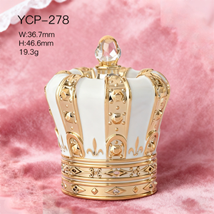 Tapa de botella de perfume Zamac de nuevo diseño Fea <span class=keywords><strong>15</strong></span> tapa de perfume magnética dorada - Product Image 2