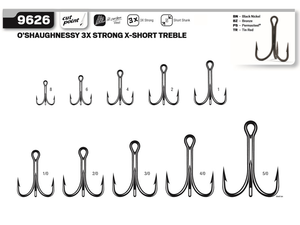 Móc câu ZHUO RUN JIGGING 9626-3x, móc câu ba ngạnh <span class=keywords><strong>VMC</strong></span>, móc câu chắc chắn, móc câu neo mạnh mẽ - Product Image 2