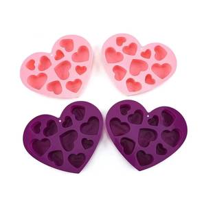 Hot Selling Food Grade Reusable Heart-shaped Chocolate Cupcake Kitchen Baking <b>Silicone</b> Molds <b>Tools</b> - Product Image 6