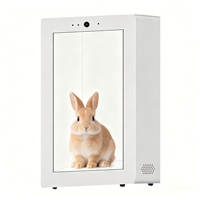 Écran 3D vertical sans lunettes de 75 pouces, affichage numérique Ultra HD, animations graphiques pour vitrine de magasin, promotion de la marque