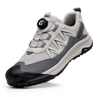 Chaussures de sécurité à bout rotatif en acier, basses, avec empeigne en maille respirante et légère, protection contre les chocs aux orteils