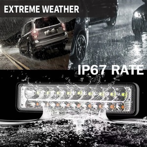 6 inch 54W kép màu xe làm việc ánh sáng độ sáng cao Spotlight 12V 24V phổ offroad ô tô xe tải lái Xe Sương Mù Đèn DRL - Product Image 4