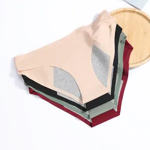 Braguitas Menstruales Personalizadas de Talla Grande, Absorbentes, a Prueba de Fugas, de Bambú, para el Periodo Menstrual, Ropa Interior Femenina - Product Image 1