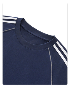 T-Shirt Estiva Personalizzata 240gsm Hasselblad Stripei Stile Street Unisex Manica Corta con Stampa Grafica DTG Serigrafia Oversize - Product Image 5