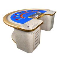 YH Table de blackjack en bois personnalisée Casino Black Jack Table de poker professionnelle Jeux de table de casino de luxe