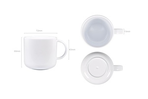 Vaso de plástico mini para niños <span class=keywords><strong>con</strong></span> impresión por transferencia de calor, 6oz, <span class=keywords><strong>con</strong></span> asa, para enjuague bucal, <span class=keywords><strong>tazas</strong></span> sublimables en blanco para impresión de logotipos <span class=keywords><strong>y</strong></span> fotos. - Product Image 4