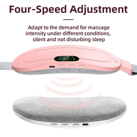 Cinturón Térmico Menstrual Recargable Phenitech con 4 Modos de Vibración y Masaje para Aliviar Cólicos Menstruales en Mujeres