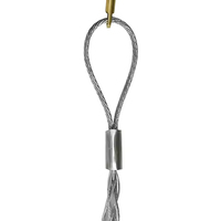 Chaussette de câble à oeil unique à tissage unique