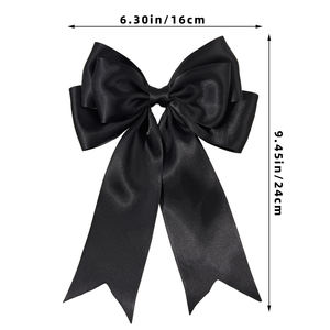 مشبك شعر كبير الحجم بلون واحد للسيدات، مصنوع من مادة البوليستر متعددة الاستخدامات للمناسبات اليومية والتجمعات مع أفضل الأصدقاء - Product Image 3