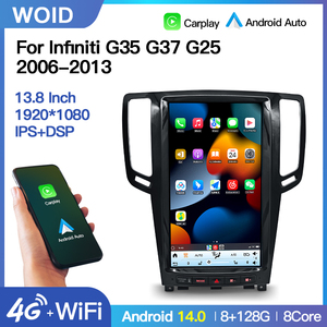 Écran Android 15 Carplay STWEI 13,8 pouces pour Infiniti G25 G35 G37 Q60 2007-2013 <span class=keywords><strong>Autoradio</strong></span> Stéréo Lecteur Vidéo Multimédia GPS Navi - Product Image 2