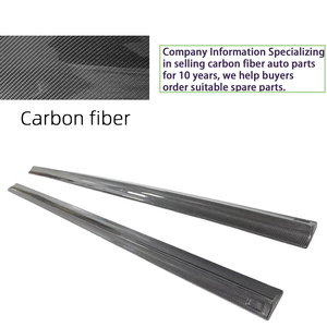 สเกิร์ตข้างคาร์บอนไฟเบอร์แท้ทรง C63 สำหรับรถเบนซ์ C-Class W204 4 ประตู/2 ประตู ปี 2007-2014 - Product Image 4