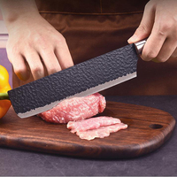 Vente en gros d'usine, ensemble de couteaux de chef modernes en acier inoxydable de 6 pièces, 8 pouces, avec couteaux de cuisine et accessoires, et boîte cadeau