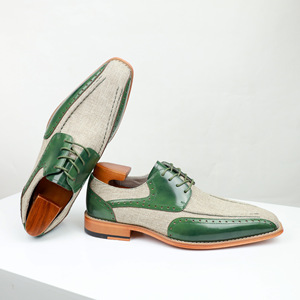 Luxurious High Quality Handcrafted Goodyear Oxfords Men's Formal Business Casual Closed <b>Shoes</b> Genuine Leather Upper Waterproof - Product Image 2