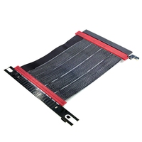 Câble Riser PCI-E 4.0 avec gaine en PVC pour RTX4090/RTX4080/RX7900XTX, carte d'extension X16 haute vitesse, flexible, certifié RoHS, 180 degrés