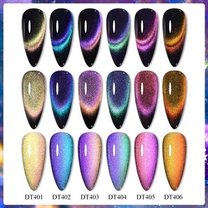 9D Magnetic Cat Eye <b>Gel</b> <b>Nail</b> Polish <b>Set</b> with Soak-Off Formula and Magnetic Stick - Create Stunning <b>Nail</b> Art with Ease - Product Image 5