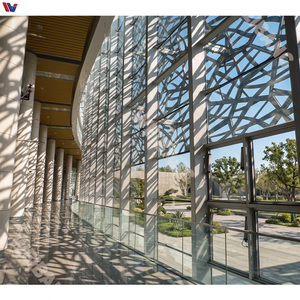 Panneaux de mur-rideau contemporains en aluminium avec design sculpté pour revêtement extérieur de bâtiment - Product Image 2
