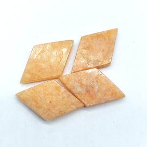 Calcita naranja 15x25mm Rombo Corte Cabujón Ajuste de joyería - Product Image 5