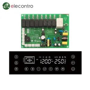 13 Touch-Toetsen Multi Functionele Elektrische Wand Oven Control Board Met Lcd-Scherm Wit Display