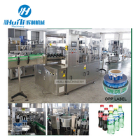 Ligne de production d'eau en bouteille haute capacité, machine de remplissage d'eau 3-en-1 haute vitesse