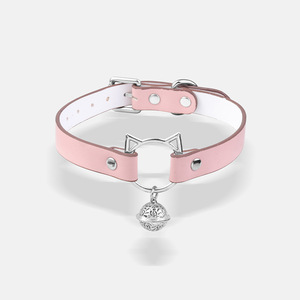 <strong>BDSM</strong> Sex Toys <strong>Collar</strong> PU Leather Choker Bondage Neck Accessories Cat Kitten Cute Bells <strong>Pet</strong> <strong>Collars</strong> Leashes for Role Play - Product Image 1