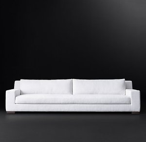Rhohohill personnalisé luxe <span class=keywords><strong>tissu</strong></span> de lin blanc ensemble de canapés en bois massif rétro salon villa canapé meubles de salon ensemble de canapés - Product Image 2
