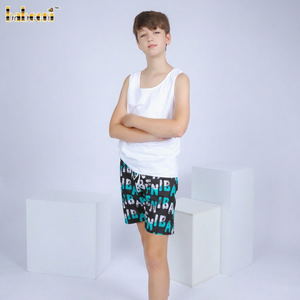 Babeeni 4.0 Printed Casual Beach Shorts for Boys with Elastic Waist Polyester/Nylon Windbreaker Fabric OEKO-<b>TEX</b> Certified TB-30 - Product Image 1