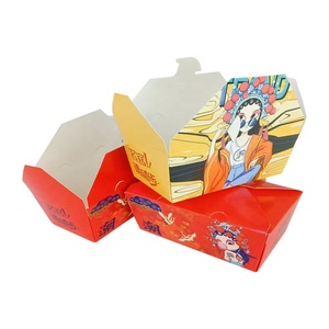 <span class=keywords><strong>Plateau</strong></span> de restauration écologique imprimé personnalisé, <span class=keywords><strong>plateau</strong></span> de déjeuner en papier kraft, carton <span class=keywords><strong>à</strong></span> <span class=keywords><strong>emporter</strong></span>, nourriture salade, boîte d'emballage - Product Image 2