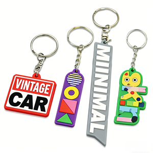 Customized 2D PVC Rubber <b>Key</b> Ring Soft Bag <b>Hanger</b> Coin Holder Design Holiday Small Gift for Kids - Product Image 6