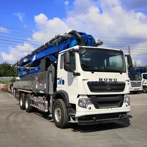 شاحنة ضخ الإسمنت والخرسانة بسعر جيد من المصنع في الصين، شاحنة ضخ الإسمنت JIUHE بطول 38 مترًا