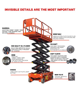 High Quality 150kg Load Capacity Electric Scissor <strong>Lift</strong> Full Rise <strong>Platform</strong> 11.8m Max Lifting Height - Product Image 5