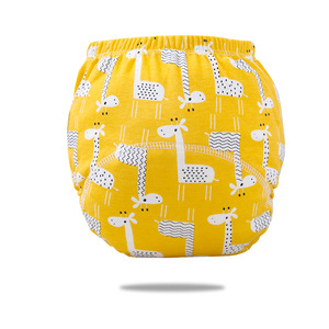 아기 면 기저귀 유아 천 기저귀 통기성 화장실 훈련 바지 재사용 가능한 면 신생아 아기 훈련 바지 - Product Image 6