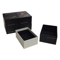 Coffret de cartes de tarot personnalisées de luxe, emballage en carton noir mat, boîtes cadeaux avec laminage mat recyclable