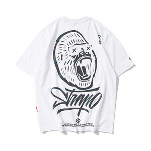 <span class=keywords><strong>Rabal</strong></span> 100% algodón en blanco liso camiseta de gran tamaño impresión personalizada láser Arco Iris logotipo reflectante de talla grande camisetas para hombres - Product Image 4