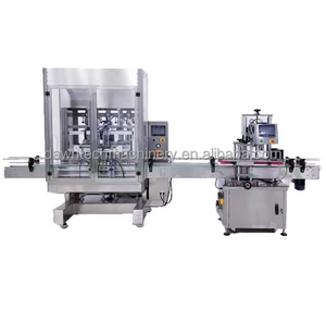 Machine automatique à grande vitesse en acier inoxydable à 6 têtes pour le remplissage de boissons, d'huile, de shampoing, de gel douche, de sauces alimentaires, de chocolat, en bouteilles et en sachets - Product Image 2