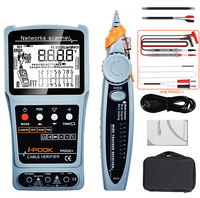 Probador de Cables Recargable Portátil I-pook PK655C+, Rastreador de Cables Multifunción, Buscador de Líneas, Instrumento de Medición de Redes Electrónicas