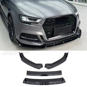 สำหรับ Audi A3 S3 A3L 2014-2020 ชุดแต่งกันชนหน้ารถยนต์ ลิปสปลิตเตอร์ ดิฟฟิวเซอร์ ชุดแต่งตัวถังรถยนต์ ฝาครอบป้องกันกันชน อุปกรณ์ตกแต่งรถยนต์ - Product Image 2