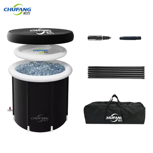 Material de 5 capas Durable Nylon PVC Capa de aislamiento portátil Inflable Deportes Recuperación Bañera de hielo Bañera plegable para adultos - Product Image 1