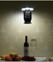 Lanterne solaire à DEL pour l'extérieur, lampe solaire anti-moustique, alimentée à l'énergie solaire