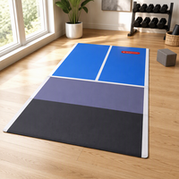 Raket dan Net Pickleball Mini Portabel Senyap untuk Anak, Keluarga, Indoor/Outdoor, Sistem Net Pickleball untuk PAUD