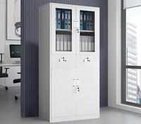 Archivador de oficina de metal con cerradura Gabinete de almacenamiento de oficina para documentos Archivos Papelería